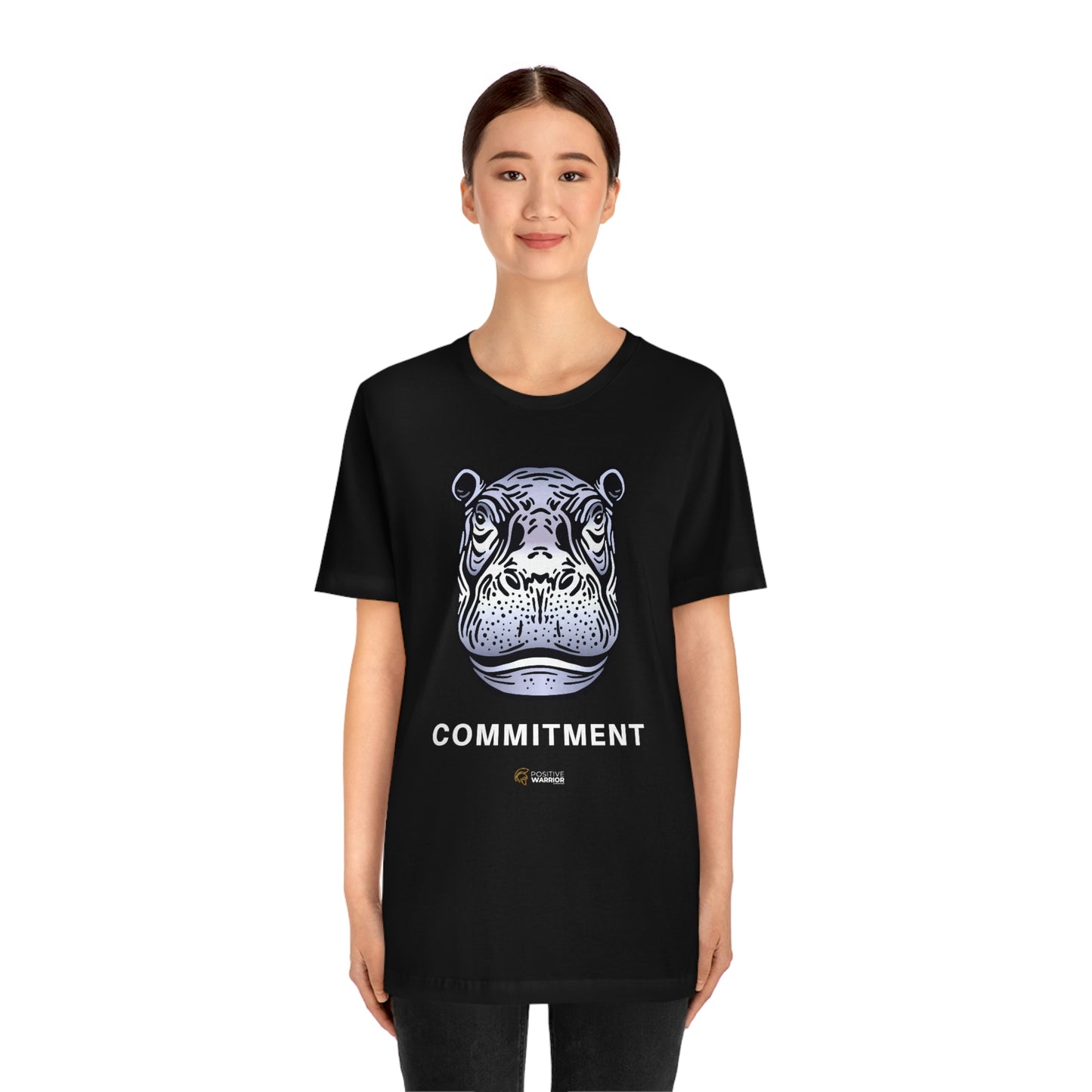 Hippopotamus Commitment Spirit Animal Unisex Tee