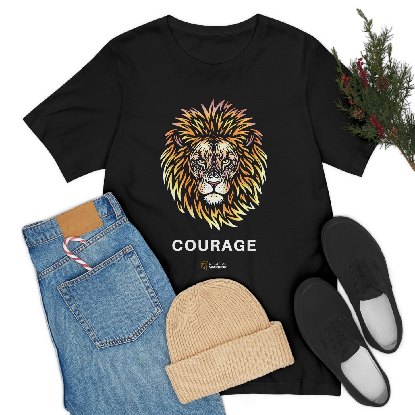 Lion Courage Spirit Animal Unisex Tee