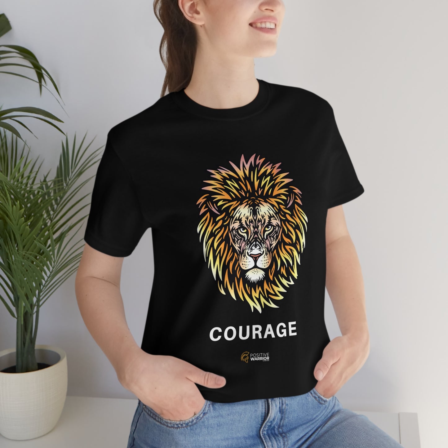 Lion Courage Spirit Animal Unisex Tee