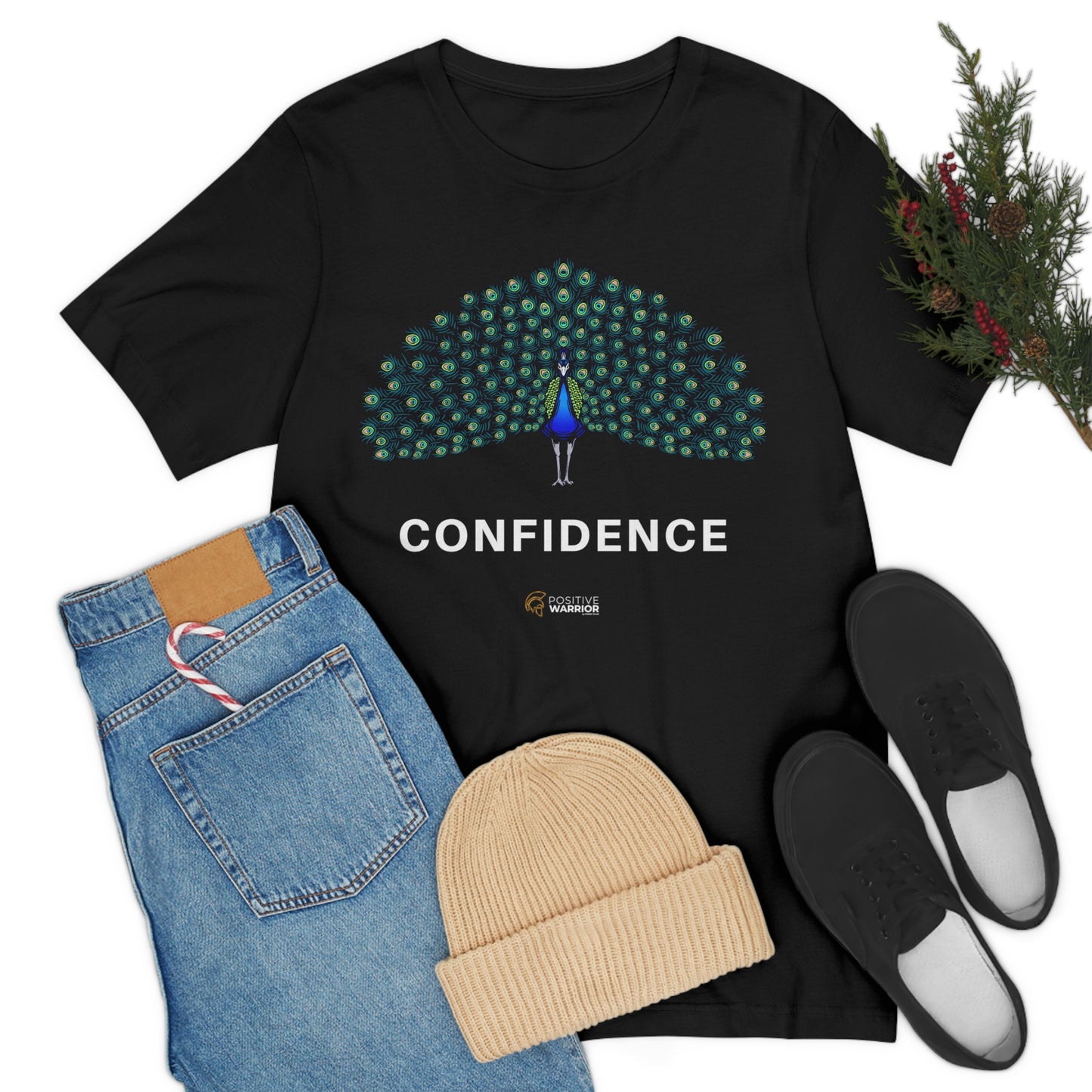 Peacock Confidence Spirit Animal Unisex Tee