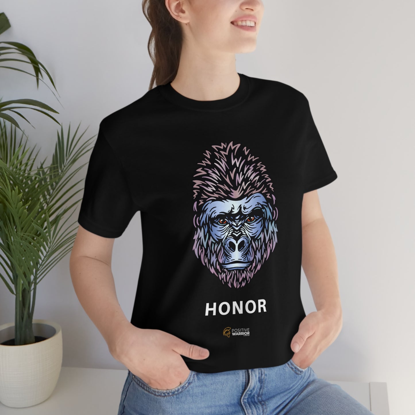 Gorilla Honor Spirit Animal Unisex Tee