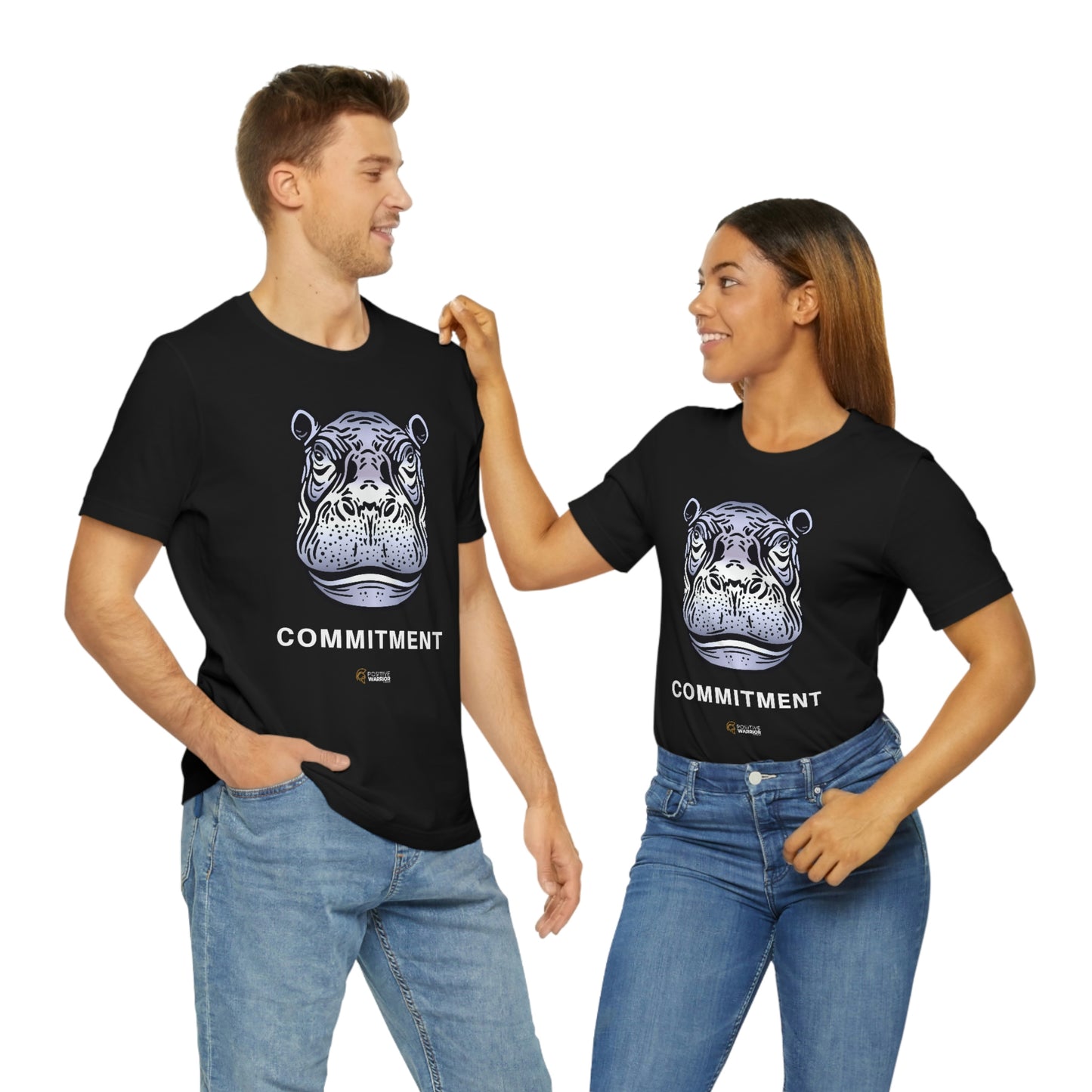 Hippopotamus Commitment Spirit Animal Unisex Tee