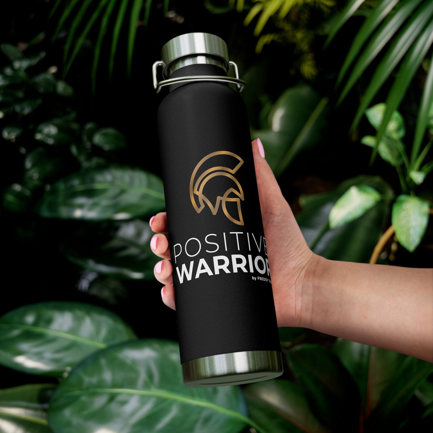 Positive Warrior Copper Vacuum Insulated Bottle, 22oz