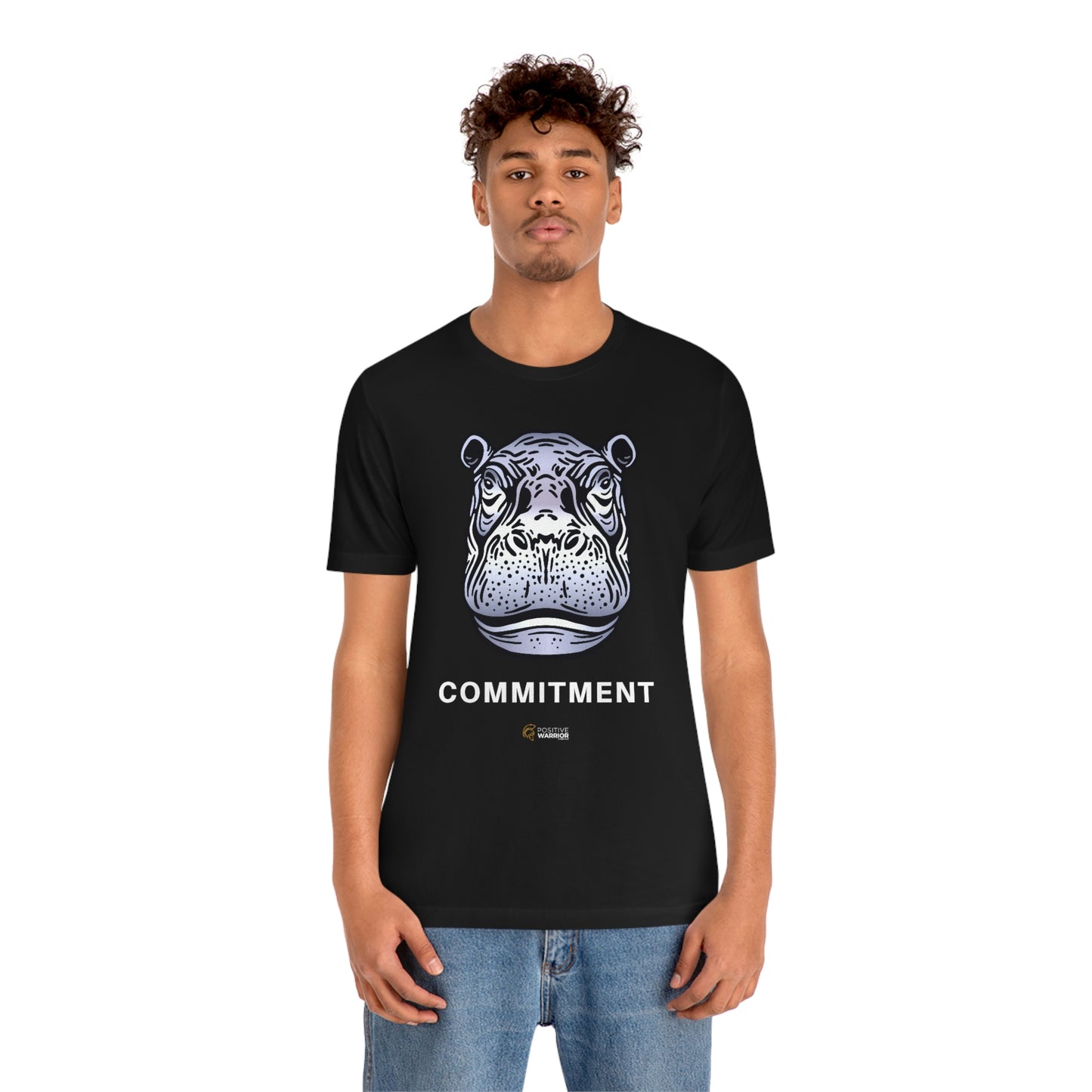 Hippopotamus Commitment Spirit Animal Unisex Tee