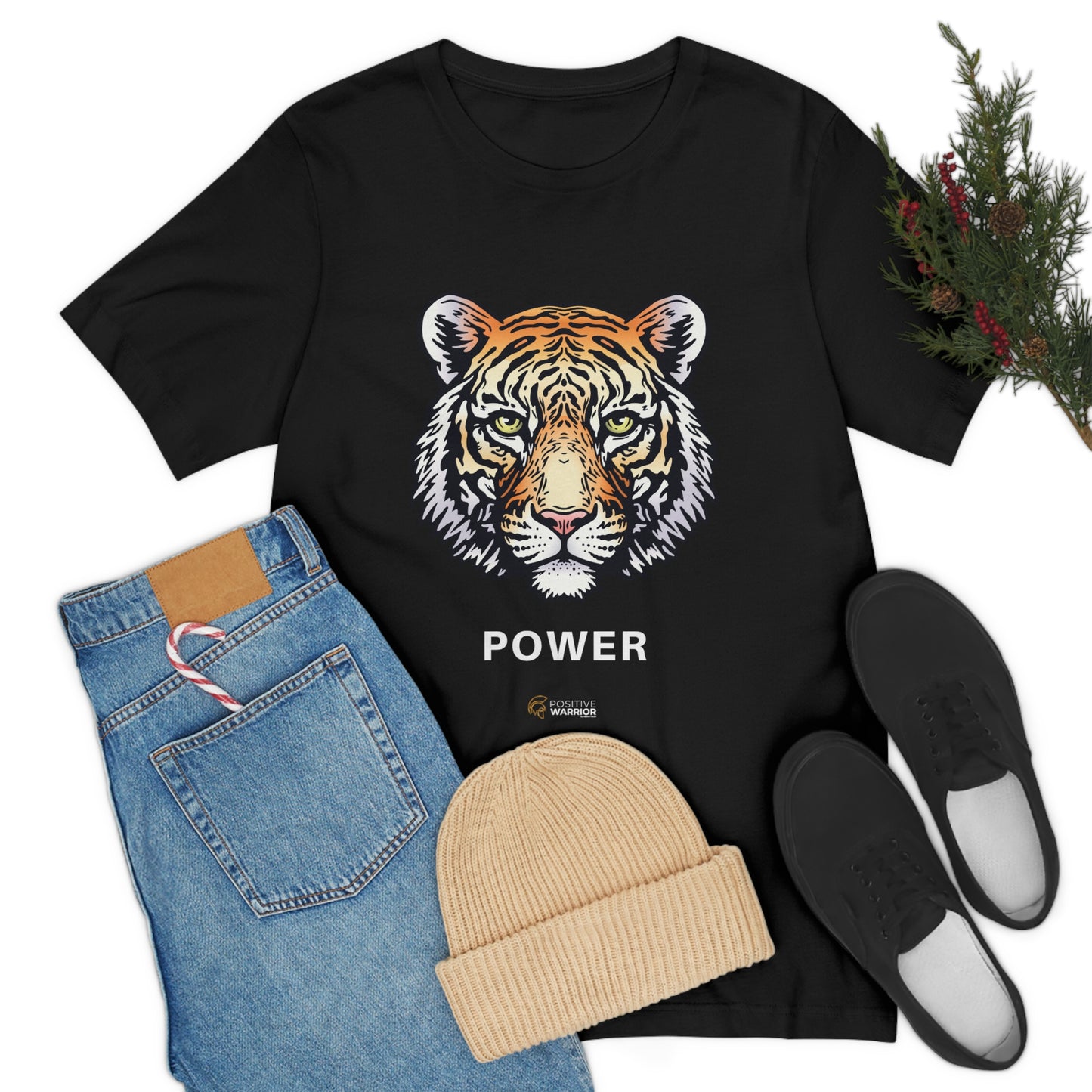 Tiger Power Spirit Animal Unisex Tee