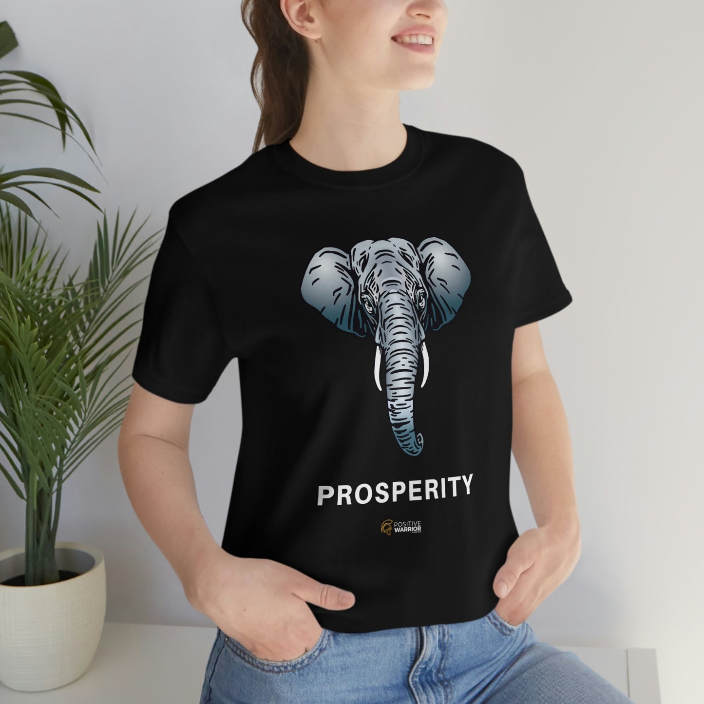 Elephant Prosperity Spirit Animal Unisex Tee