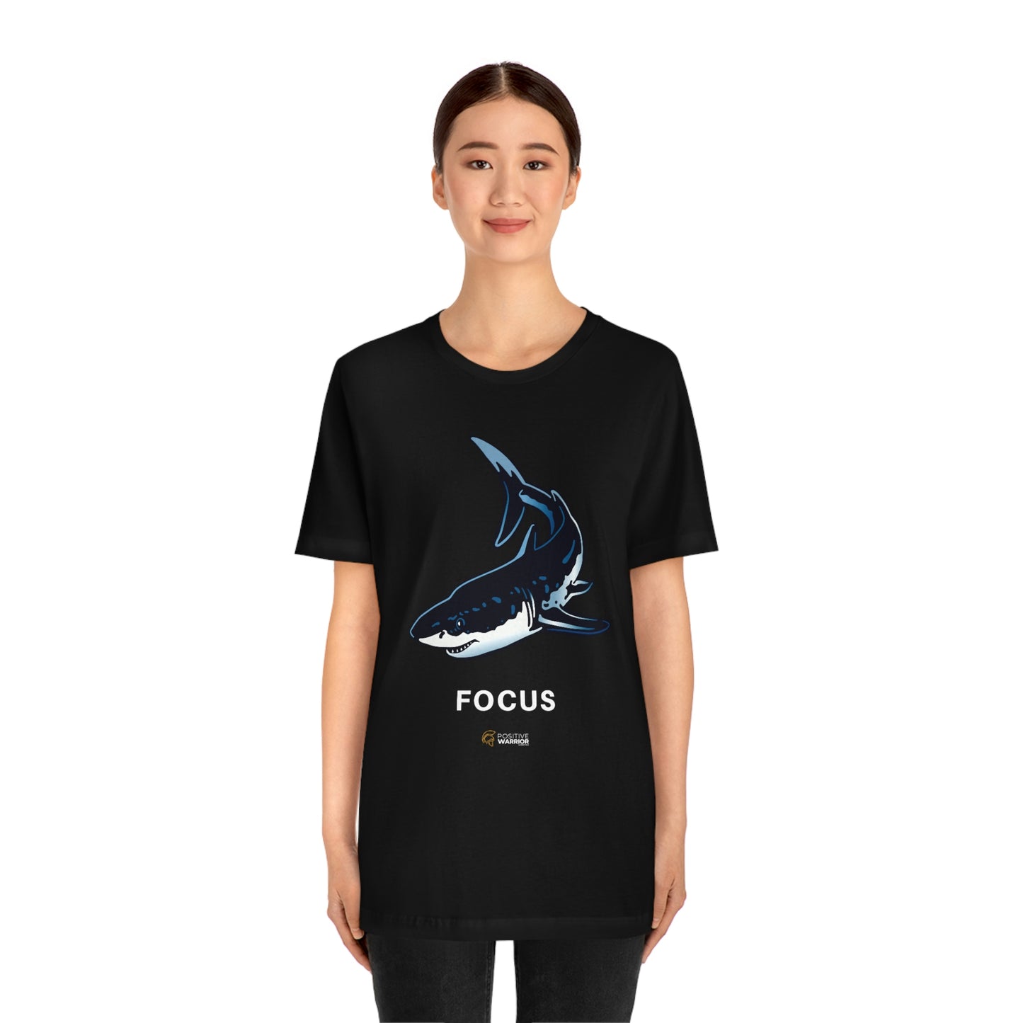 Shark Focus Spirit Animal Unisex Tee