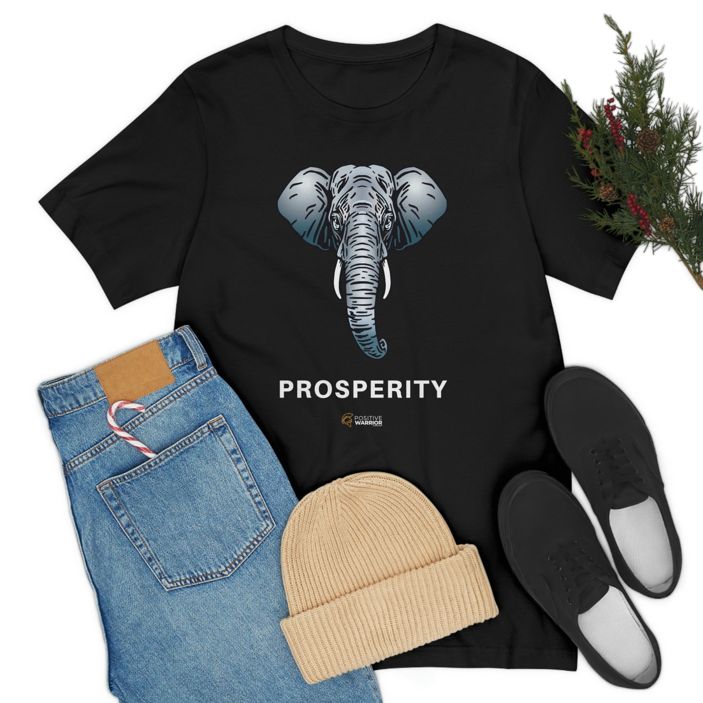 Elephant Prosperity Spirit Animal Unisex Tee