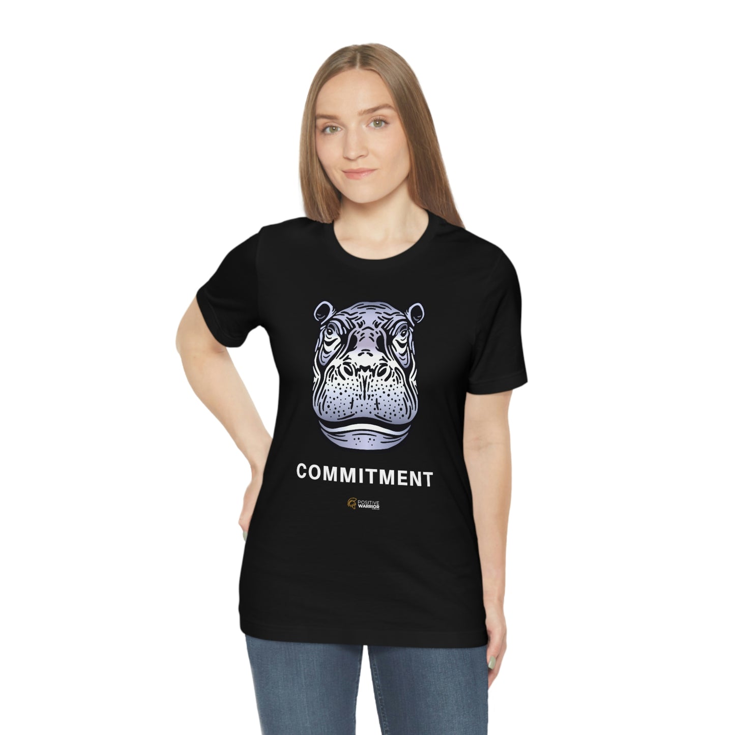 Hippopotamus Commitment Spirit Animal Unisex Tee