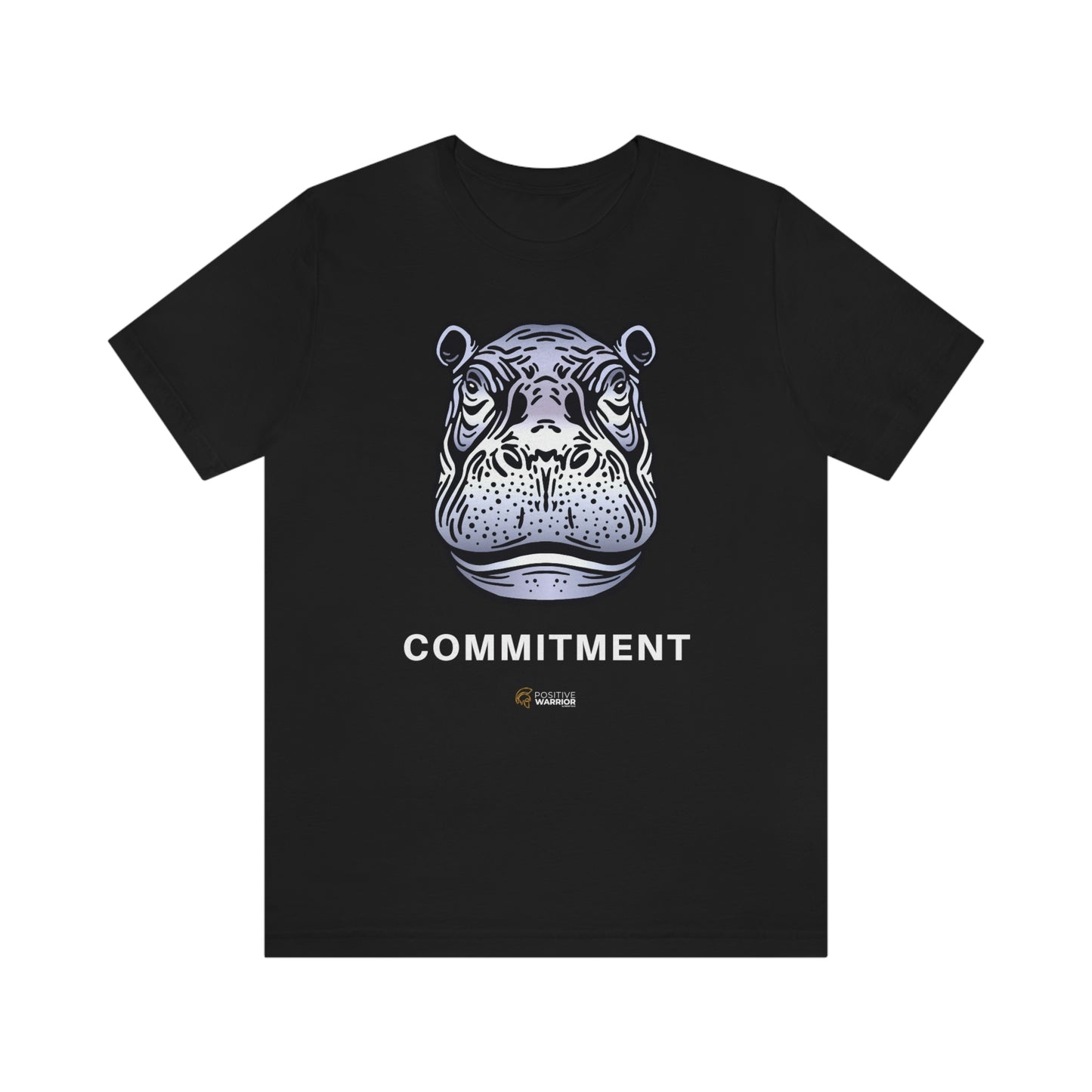 Hippopotamus Commitment Spirit Animal Unisex Tee