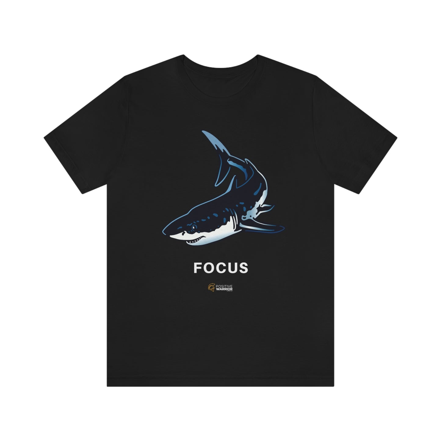 Shark Focus Spirit Animal Unisex Tee