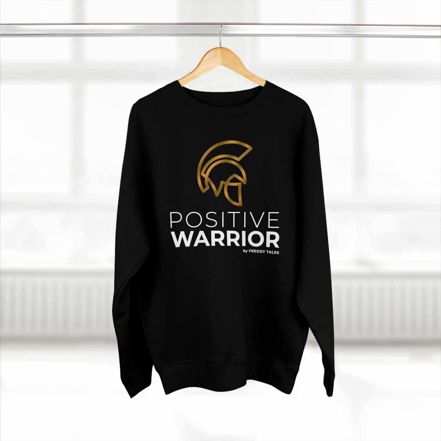 Positive Warrior Unisex Premium Crewneck Sweatshirt